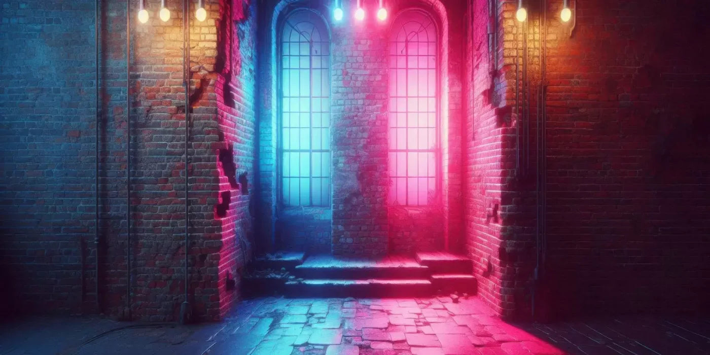Night Lights 20’X10’ Ultracloth (240 X 120 Inch) Backdrop