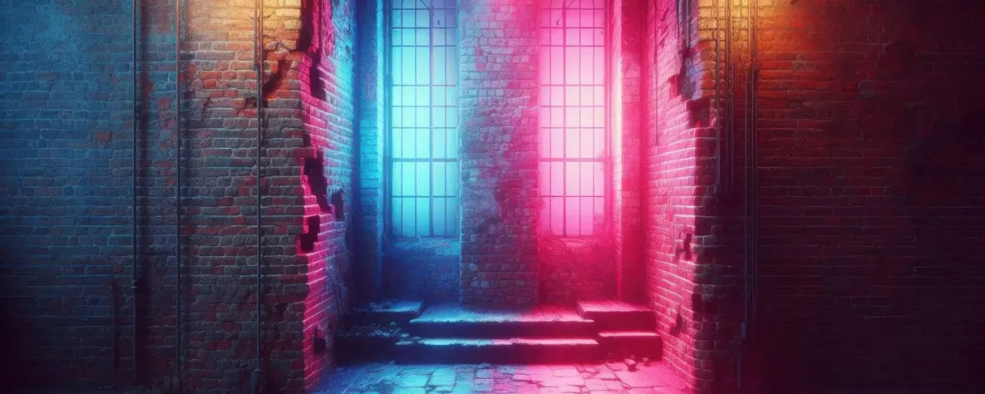 Night Lights 20’X8’ Ultracloth (240 X 96 Inch) Backdrop