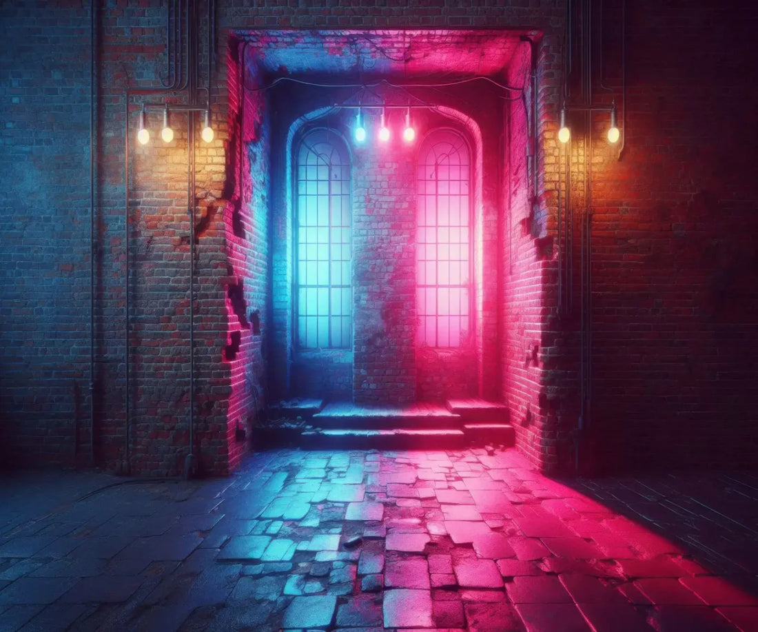 Night Lights 5’X4’2 Fleece (60 X 50 Inch) Backdrop