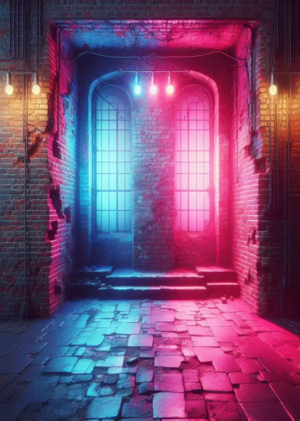 Night Lights 5’X7’ Ultracloth (60 X 84 Inch) Backdrop