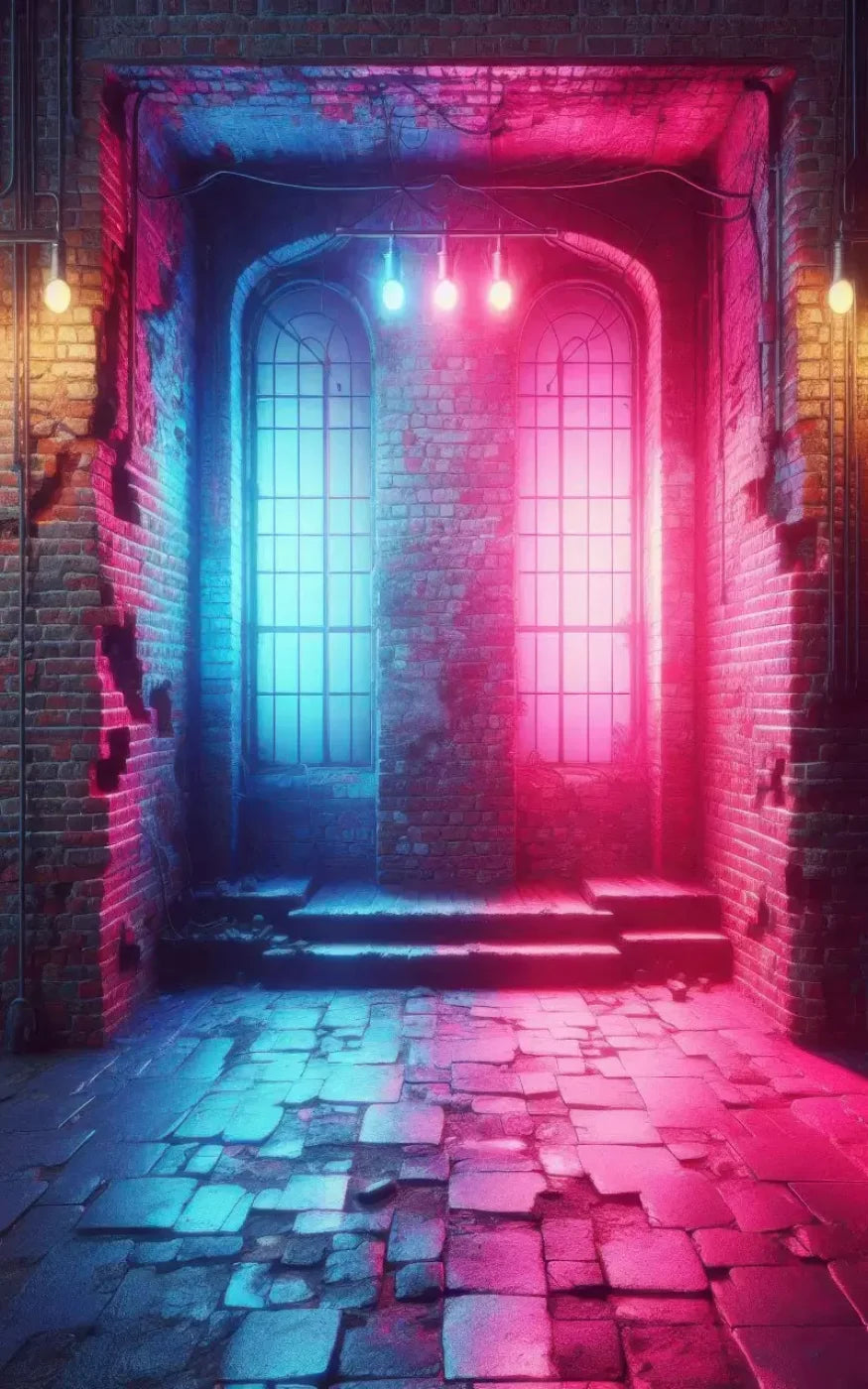 Night Lights 5’X8’ Ultracloth (60 X 96 Inch) Backdrop