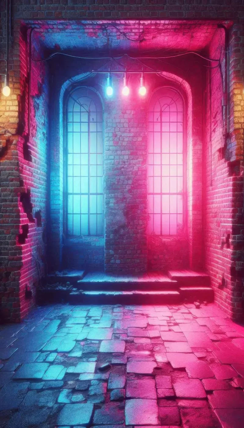 Night Lights 8’X14’ Ultracloth (96 X 168 Inch) Backdrop