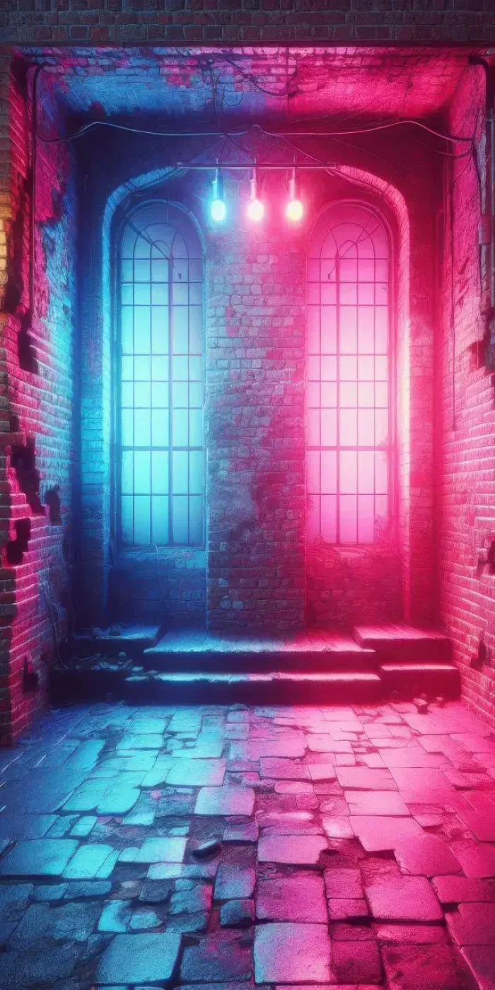 Night Lights 8’X16’ Ultracloth (96 X 192 Inch) Backdrop