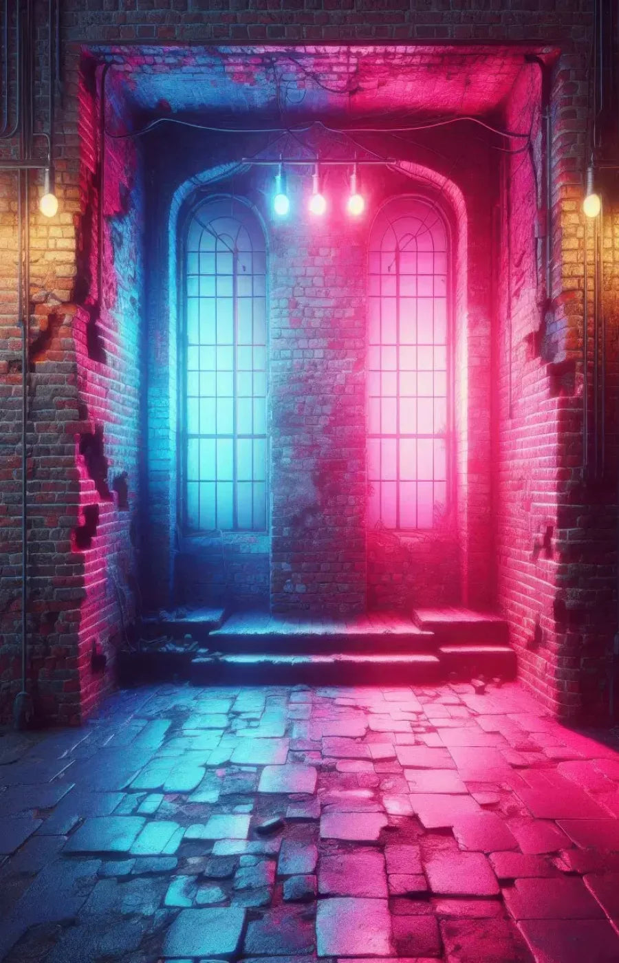 Night Lights 9’X14’ Ultracloth (108 X 168 Inch) Backdrop