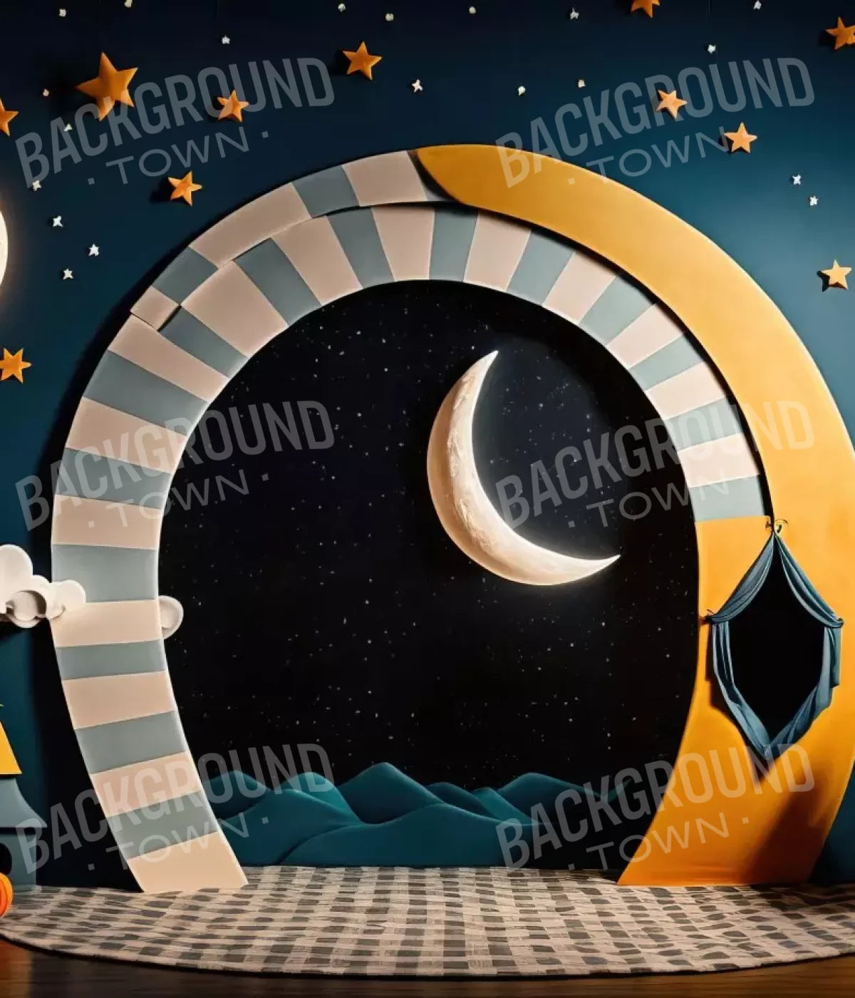 Night Time Lullaby 10X12 Ultracloth ( 120 X 144 Inch ) Backdrop