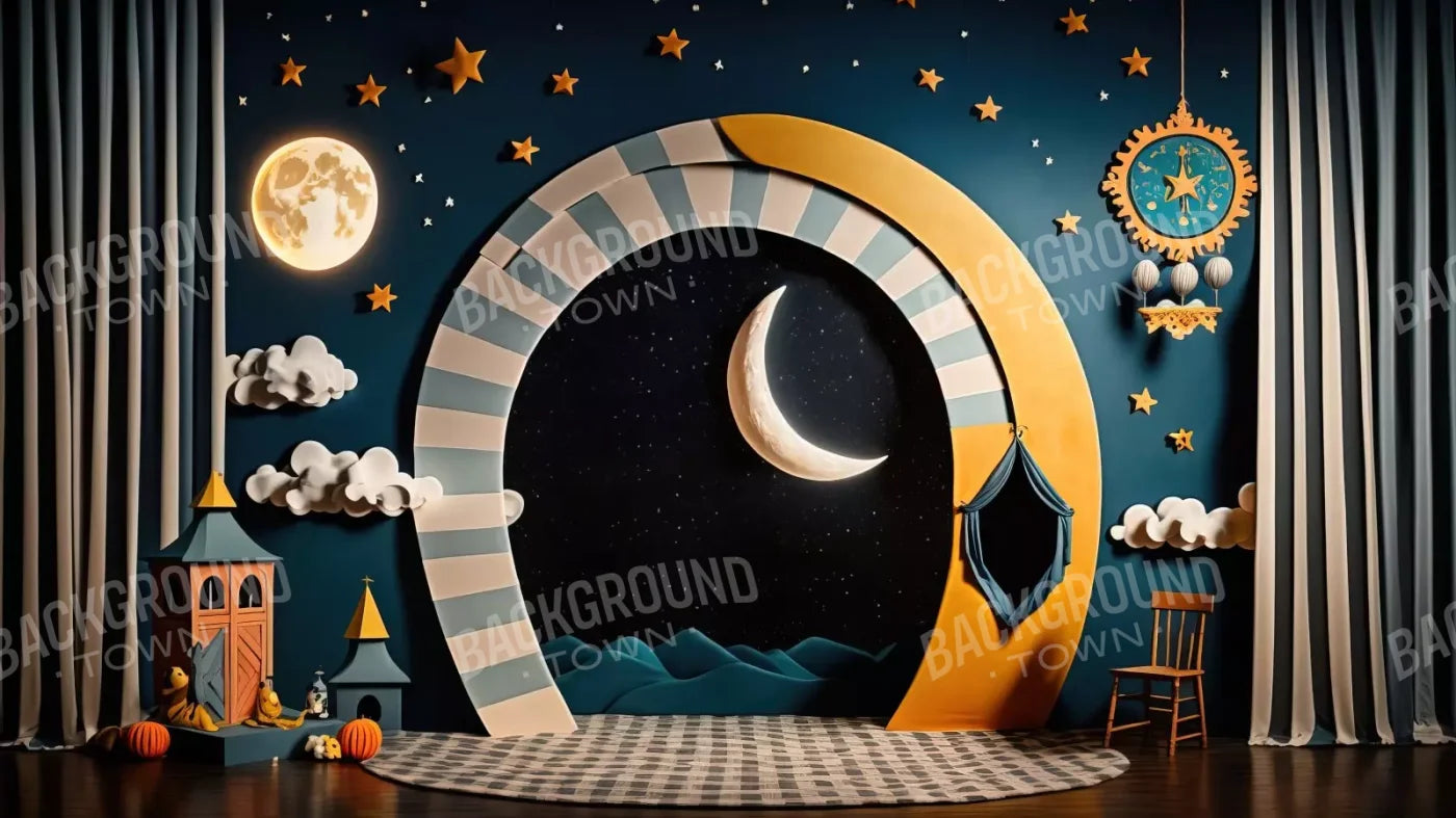 Night Time Lullaby 14X8 Ultracloth ( 168 X 96 Inch ) Backdrop