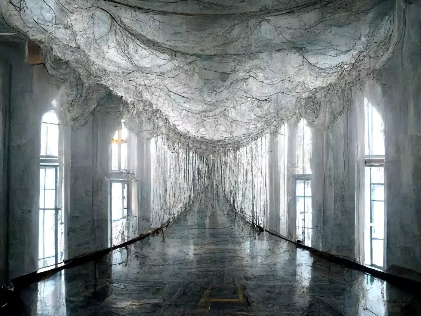 Night Veil 10X8 Fleece ( 120 X 96 Inch ) Backdrop
