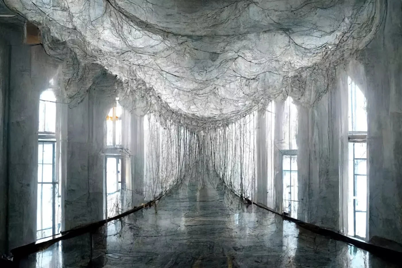 Night Veil 8X5 Ultracloth ( 96 X 60 Inch ) Backdrop