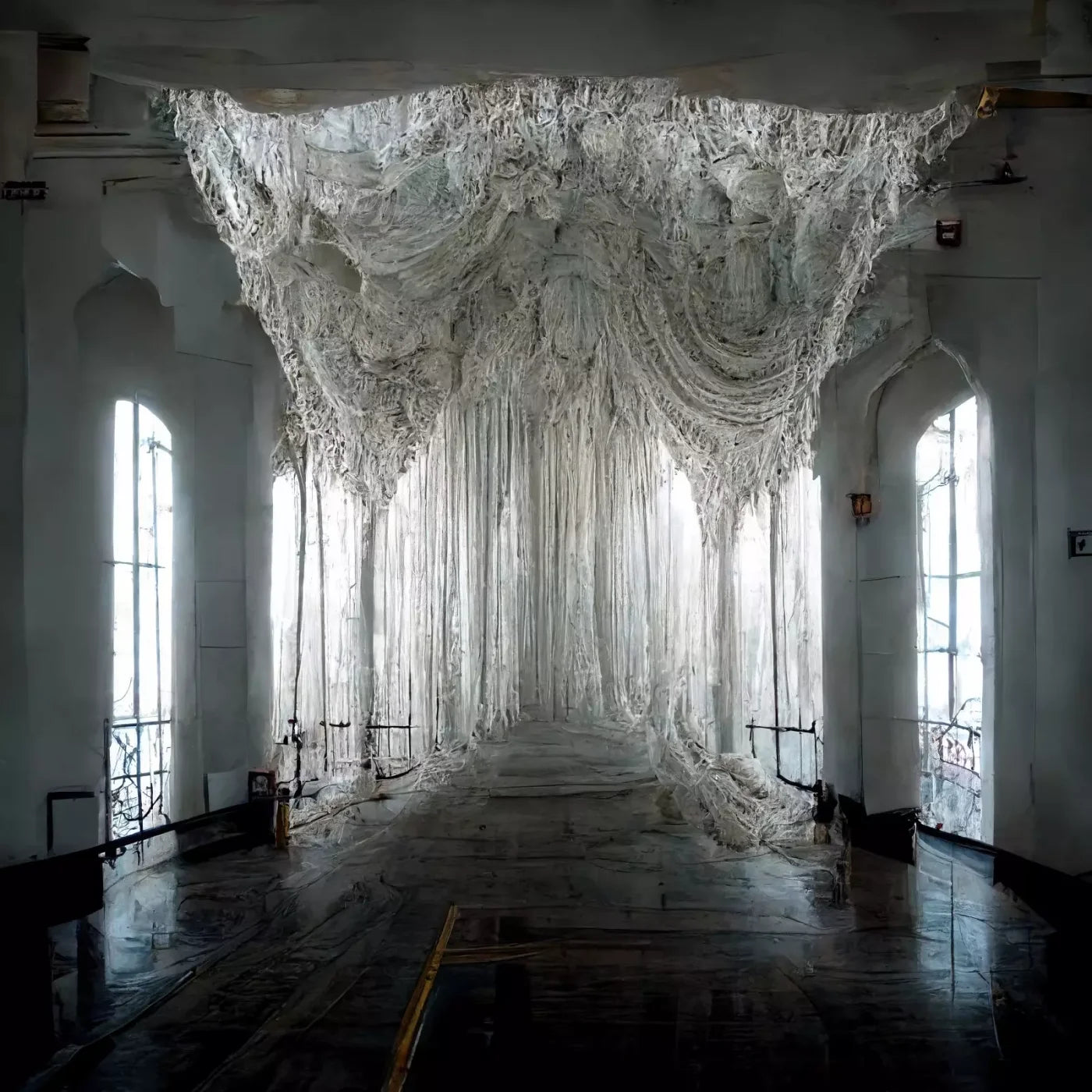 Night Veils 8X8 Fleece ( 96 X Inch ) Backdrop