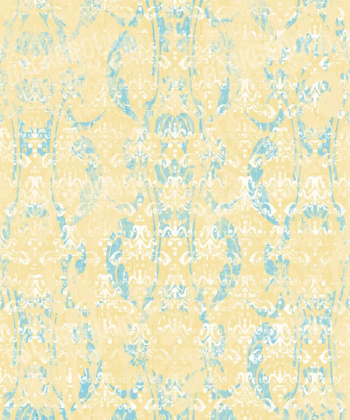 Yellow Damask Backdrop for Photography