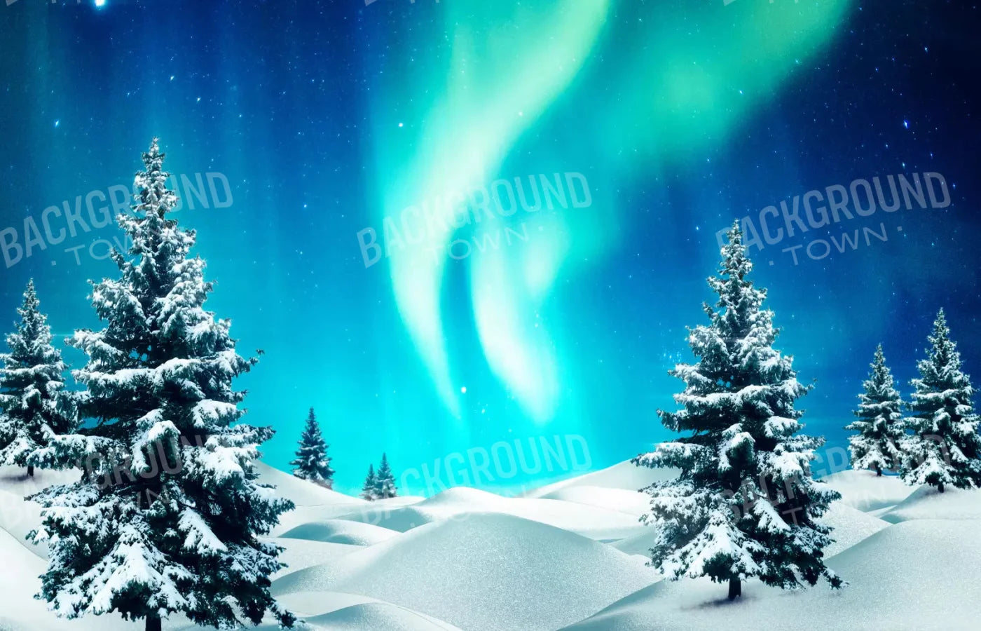 North Pole 12X8 Ultracloth ( 144 X 96 Inch ) Backdrop