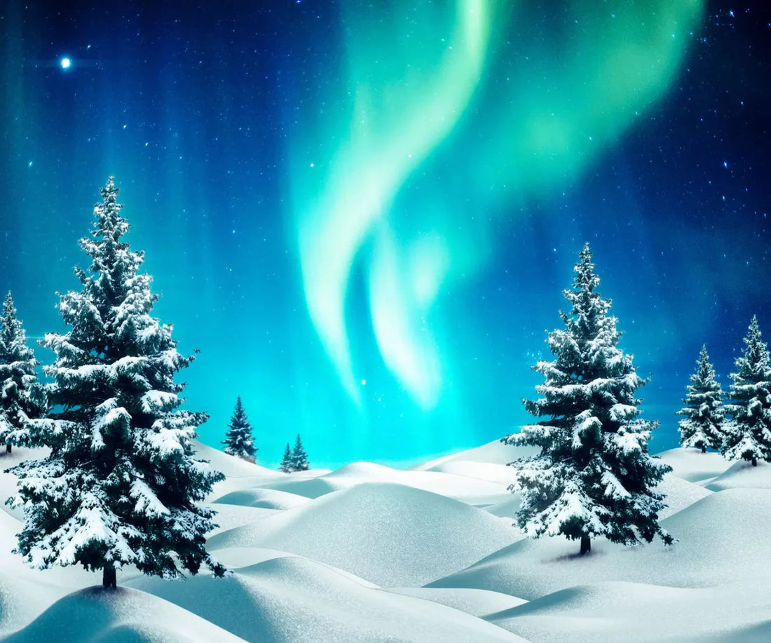 North Pole 5X42 Fleece ( 60 X 50 Inch ) Backdrop