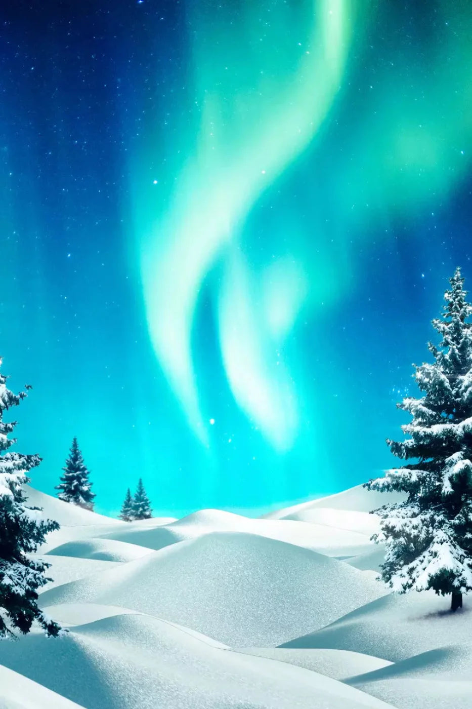 North Pole Backdrop