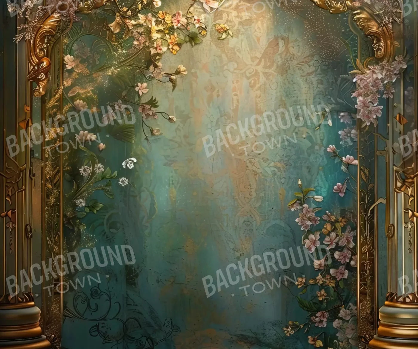 Nouveau Wall Ii 12’X10’ Ultracloth (144 X 120 Inch) Backdrop