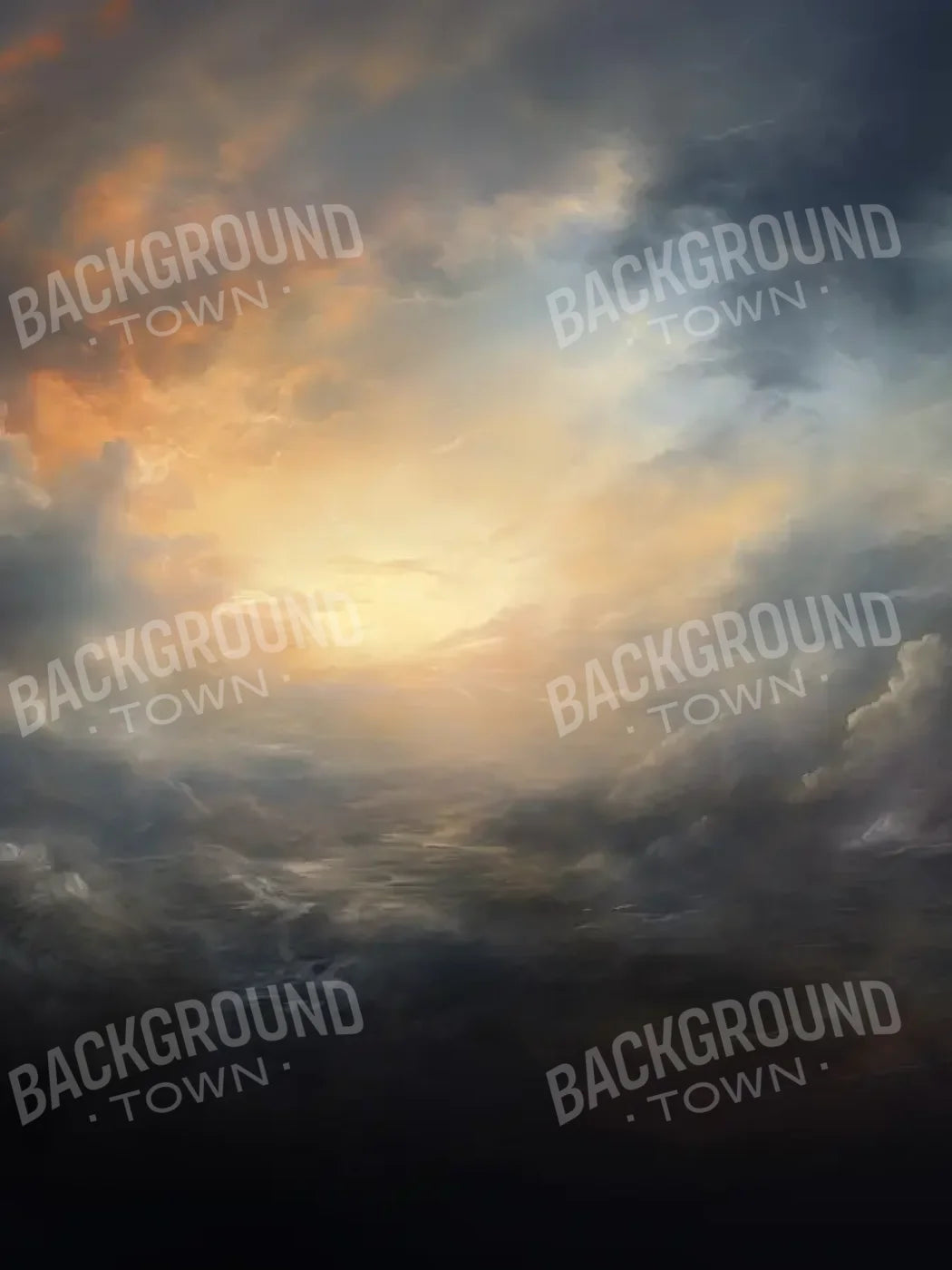 Ocean Meets Sky 5’x6’8 Fleece (60 x 80 inch) Backdrop