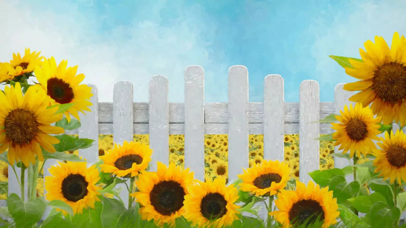 Ode To Sunflowers 14X8 Ultracloth ( 168 X 96 Inch ) Backdrop