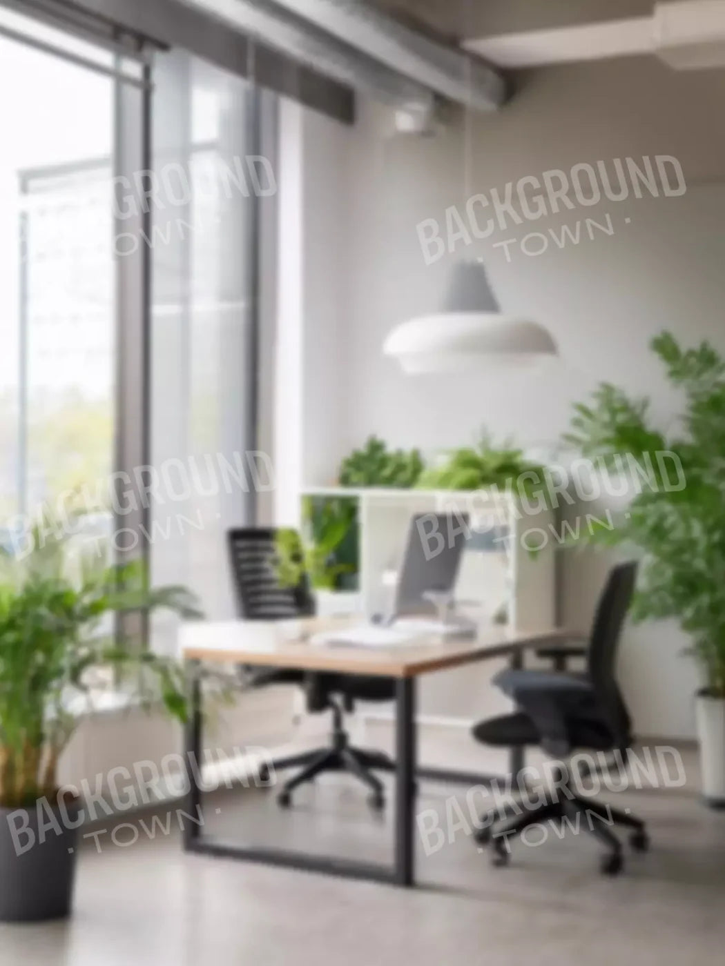 Office 5’X6’8 Fleece (60 X 80 Inch) Backdrop