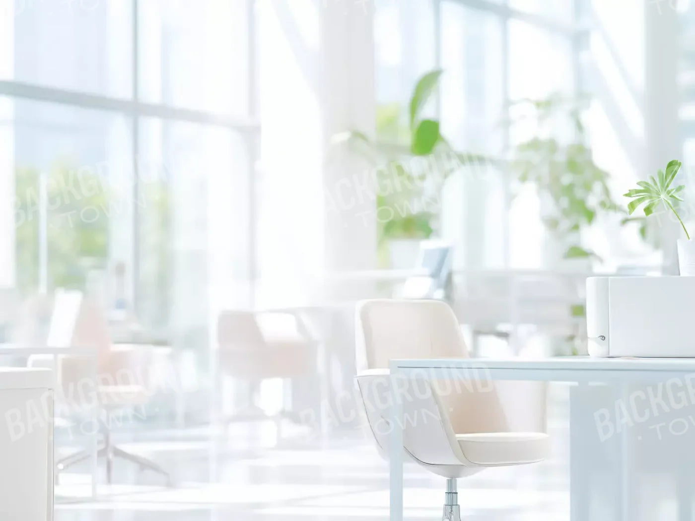 Office I 8’X6’ Fleece (96 X 72 Inch) Backdrop