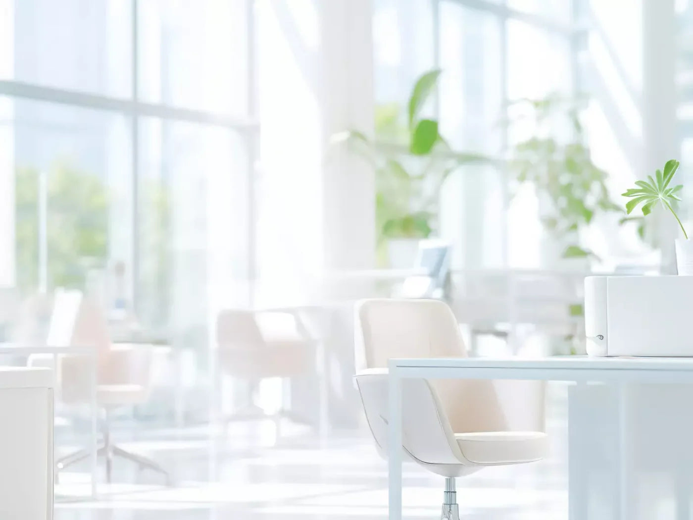 Office I 6’8X5’ Fleece (80 X 60 Inch) Backdrop