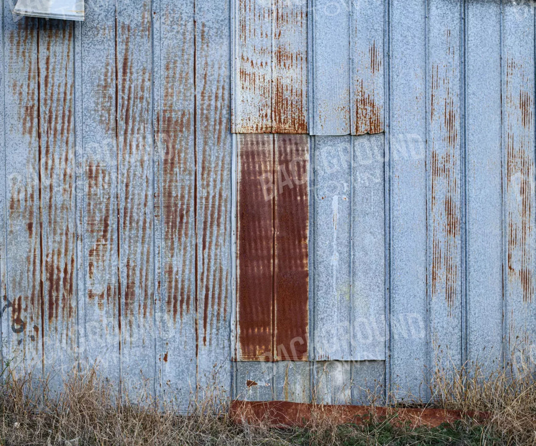 Old Barn Steel 5X42 Fleece ( 60 X 50 Inch ) Backdrop