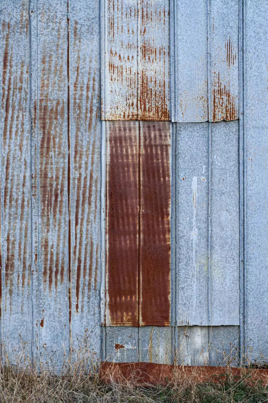 Old Barn Steel 5X8 Ultracloth ( 60 X 96 Inch ) Backdrop