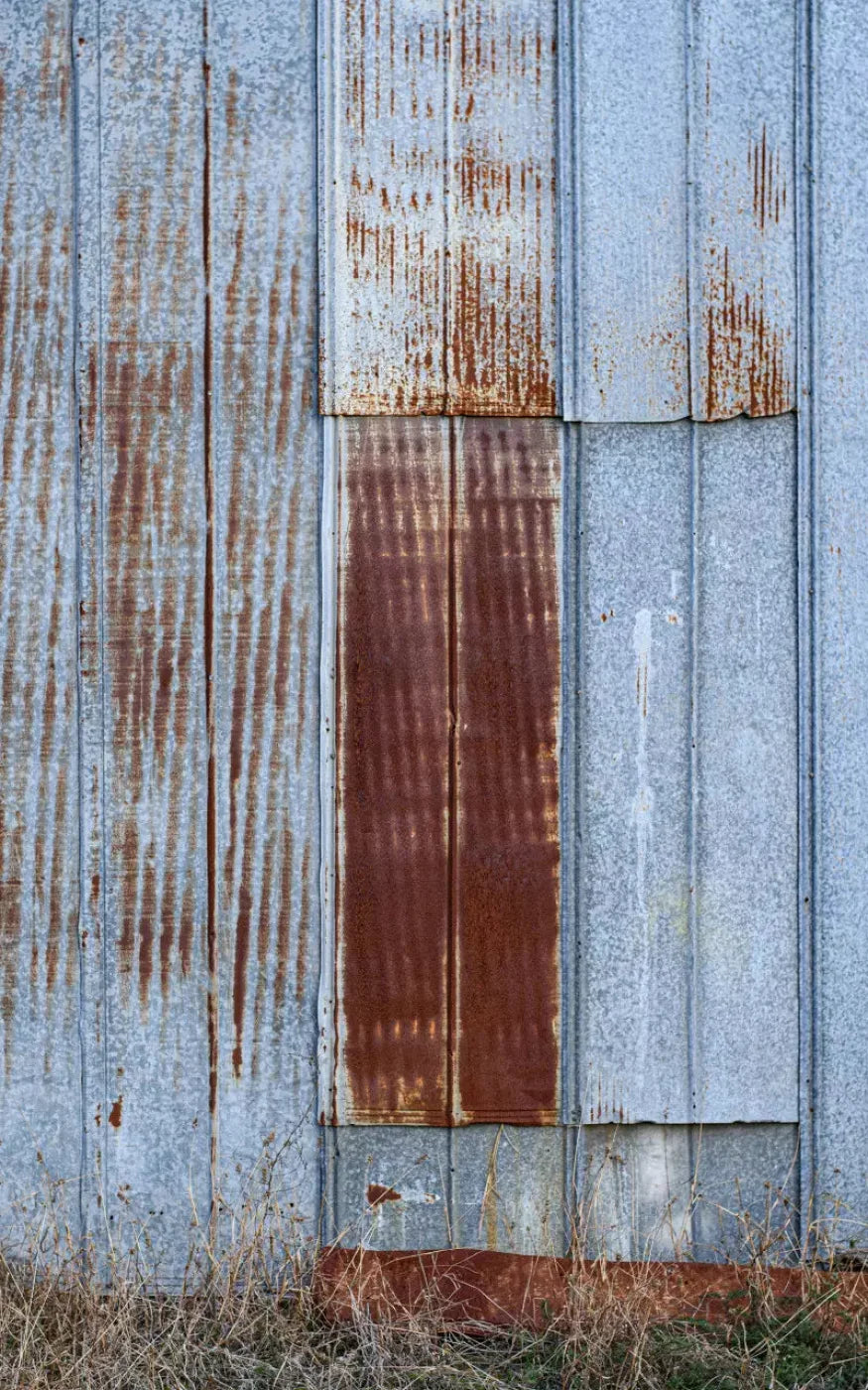 Old Barn Steel 9X14 Ultracloth ( 108 X 168 Inch ) Backdrop