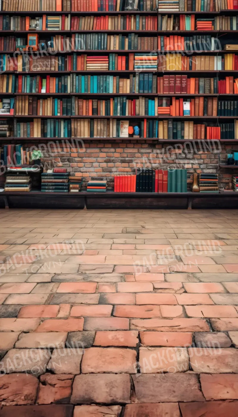 Old Book Shelf Sweep 8’x14’ UltraCloth for Westcott X-Drop Pro (96 x 168 inch) Backdrop