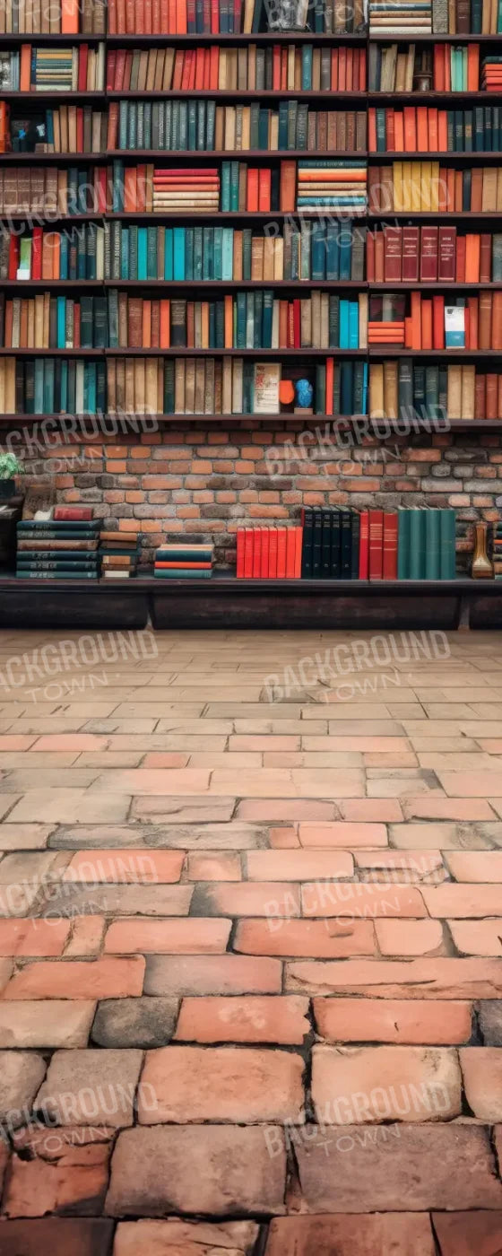 Old Book Shelf Sweep 8’x20’ UltraCloth (96 x 240 inch) Backdrop