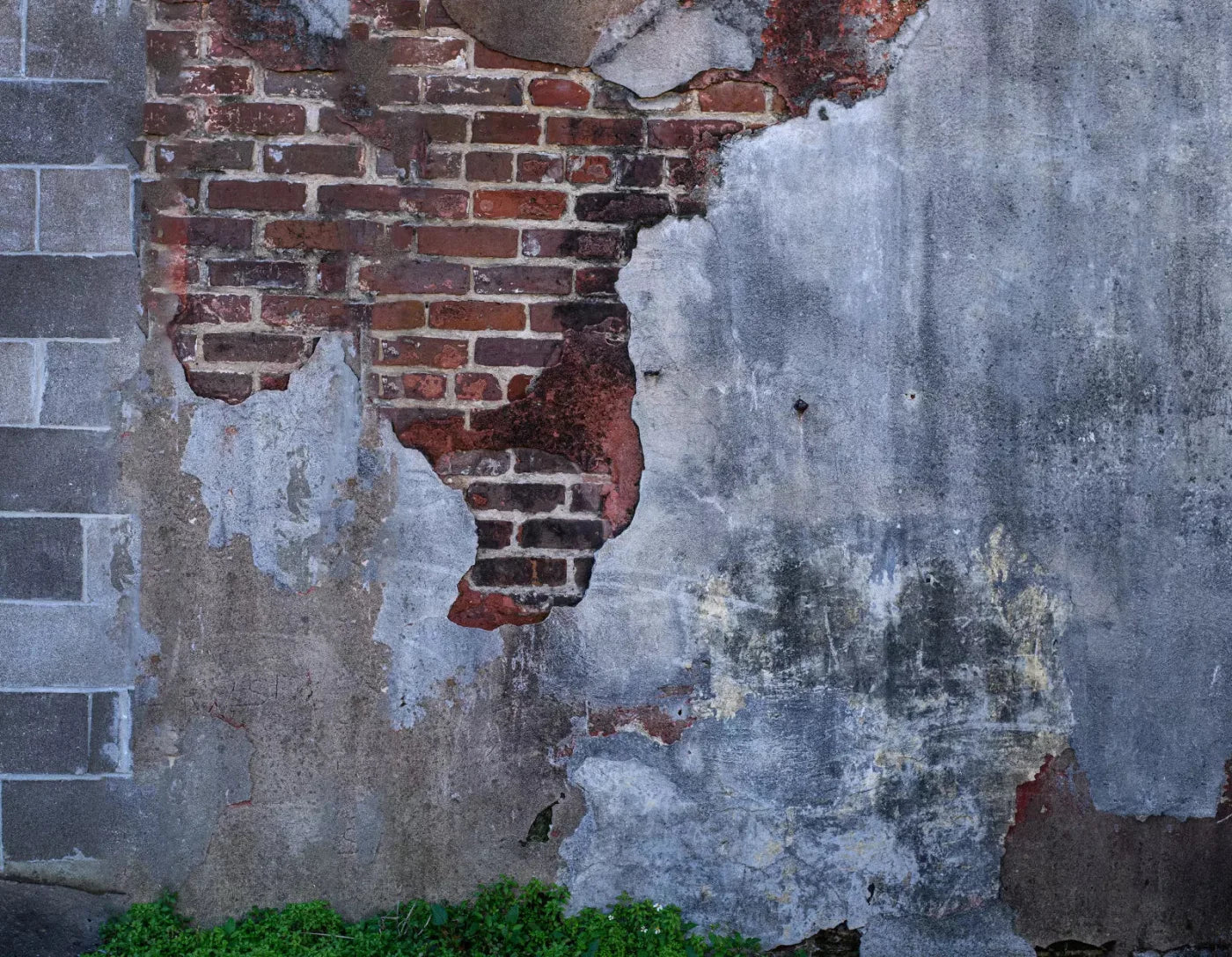 Old Brick Wall 8X6 Fleece ( 96 X 72 Inch ) Backdrop