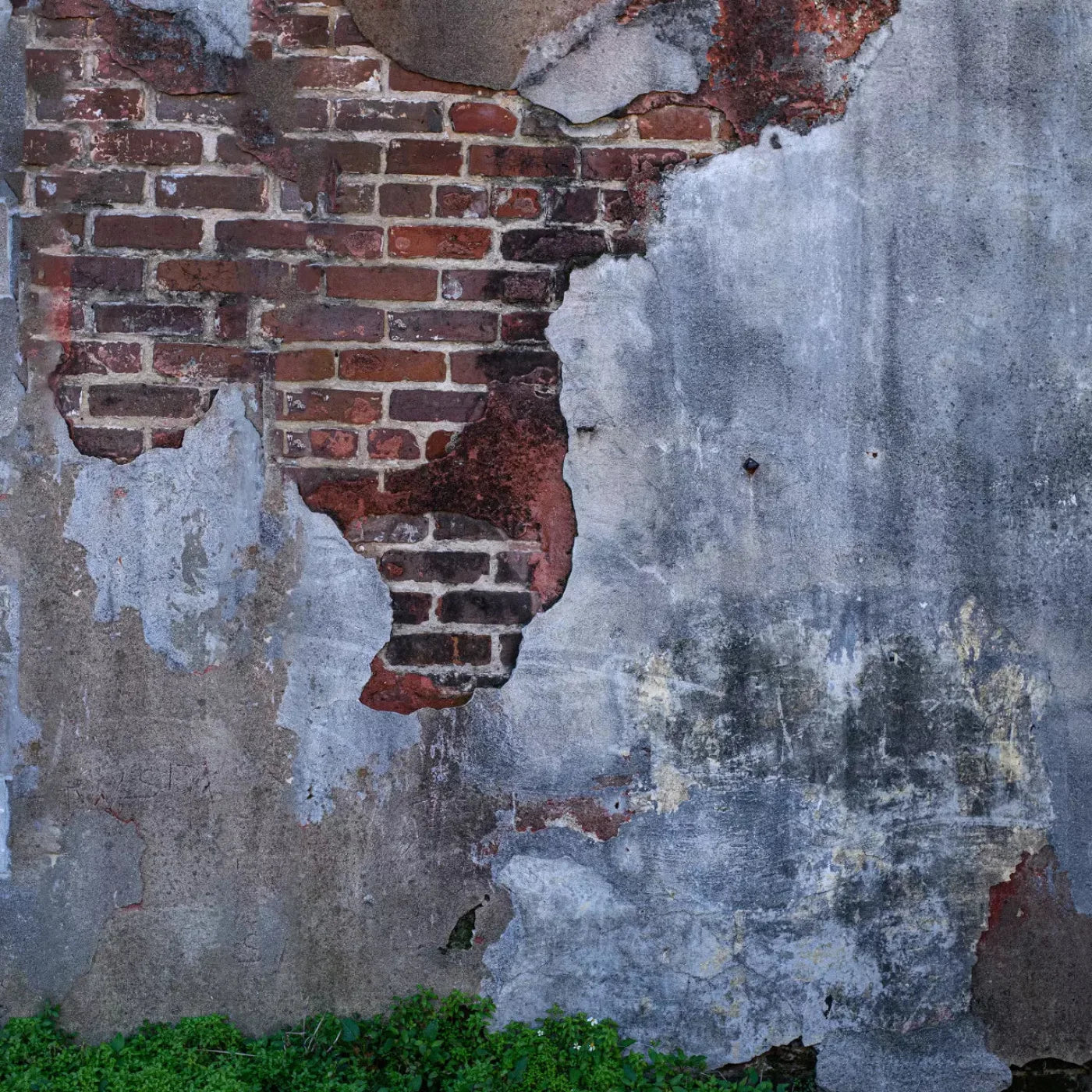 Old Brick Wall 8X8 Fleece ( 96 X Inch ) Backdrop
