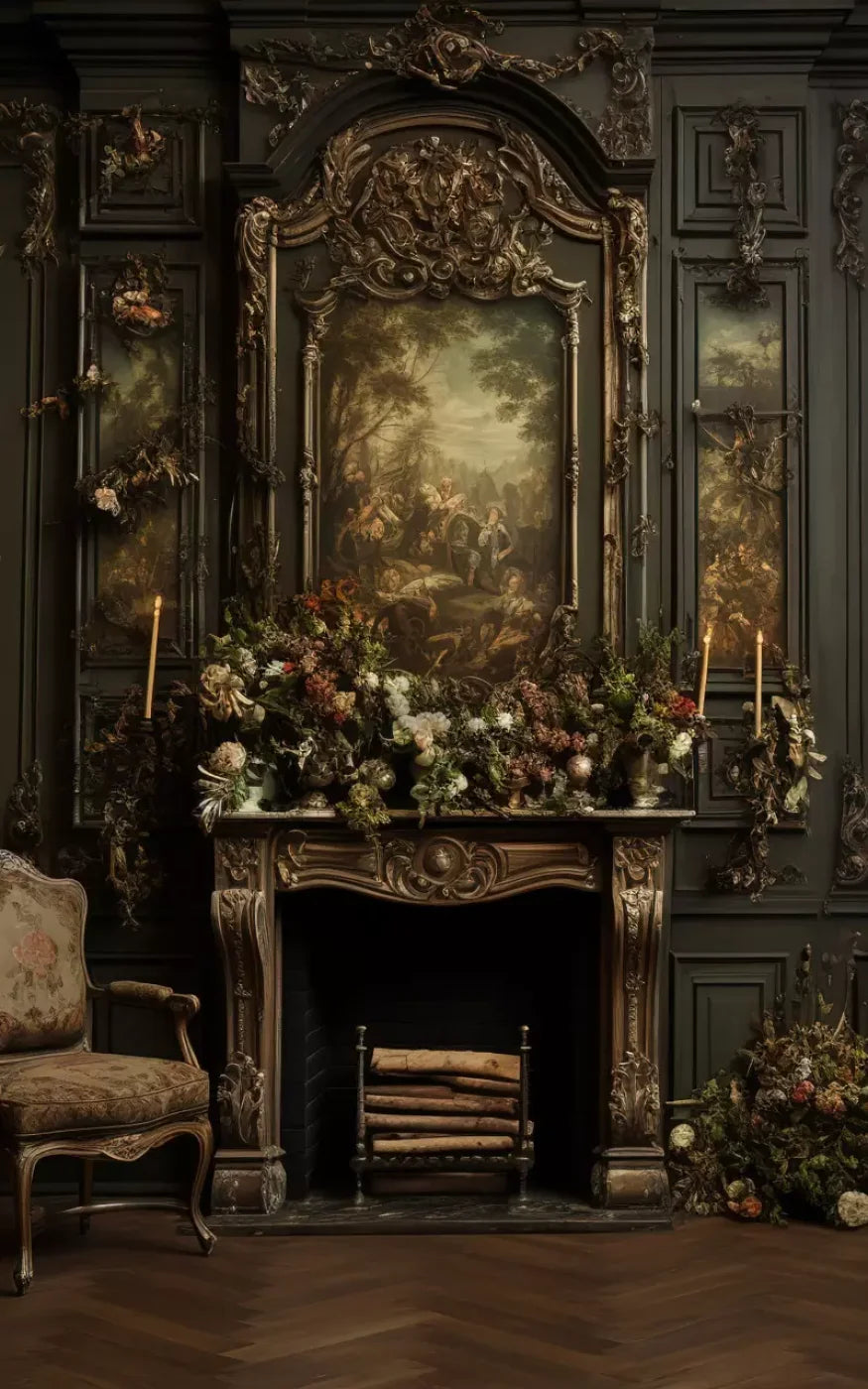 Old Masters Room Ii 10’X16’ Ultracloth (120 X 192 Inch) Backdrop