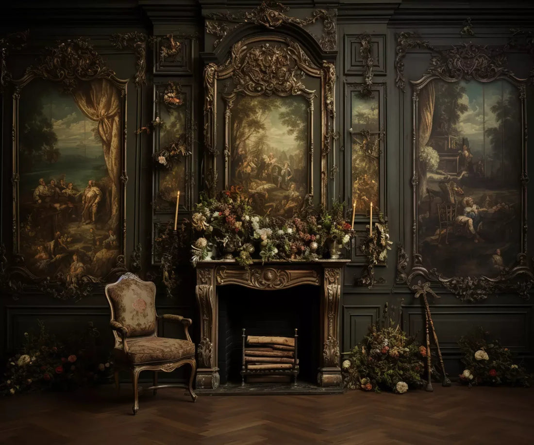 Old Masters Room Ii 5’X4’2 Fleece (60 X 50 Inch) Backdrop