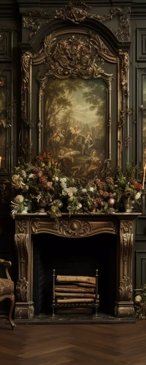 Old Masters Room Ii 8’X20’ Ultracloth (96 X 240 Inch) Backdrop