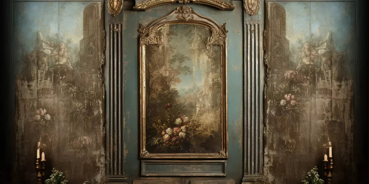 Old Masters Room V 16’X8’ Ultracloth (192 X 96 Inch) Backdrop