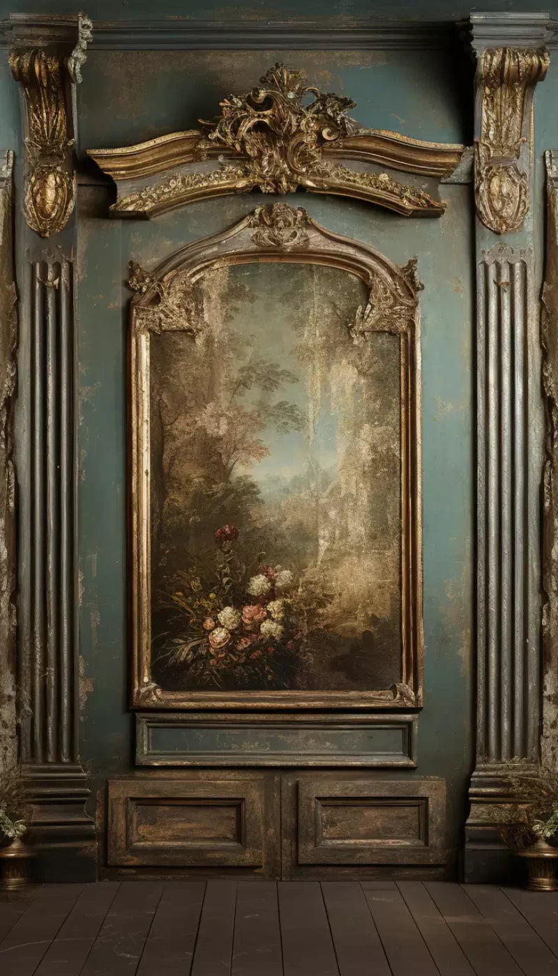 Old Masters Room V 8’X14’ Ultracloth (96 X 168 Inch) Backdrop
