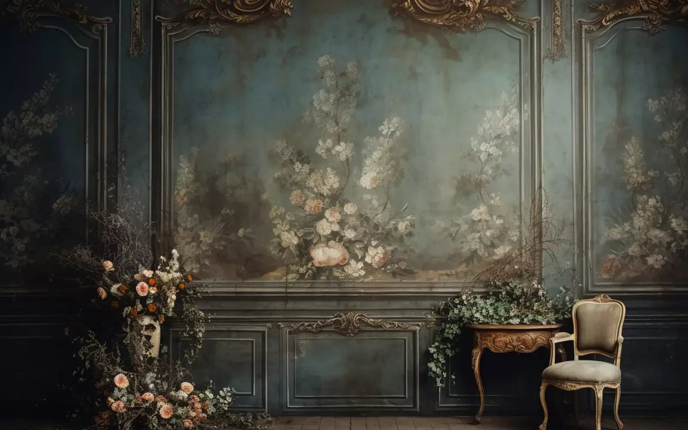 Old Masters Room Vi 16’X10’ Ultracloth (192 X 120 Inch) Backdrop