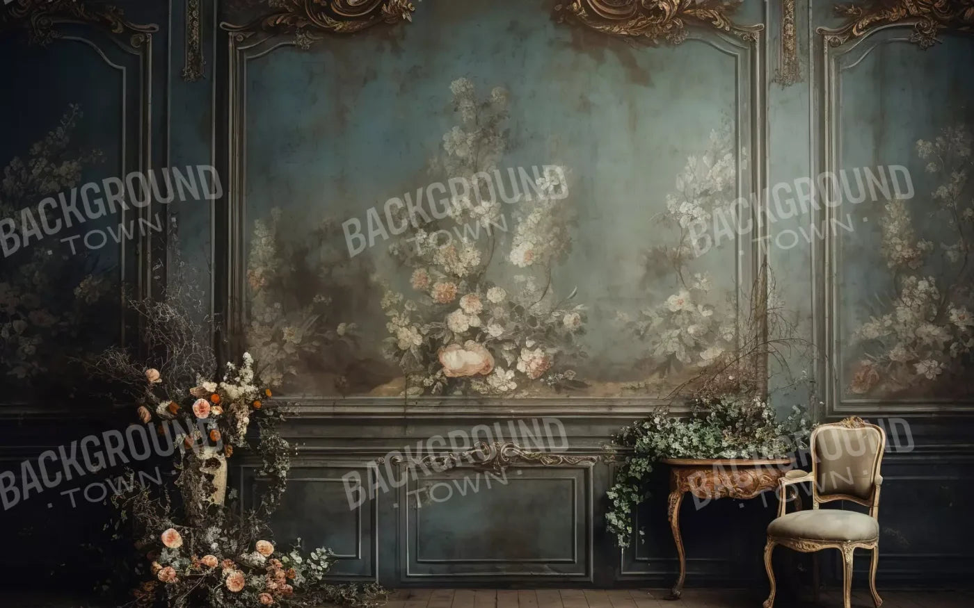 Old Masters Room Vi 16’X10’ Ultracloth (192 X 120 Inch) Backdrop