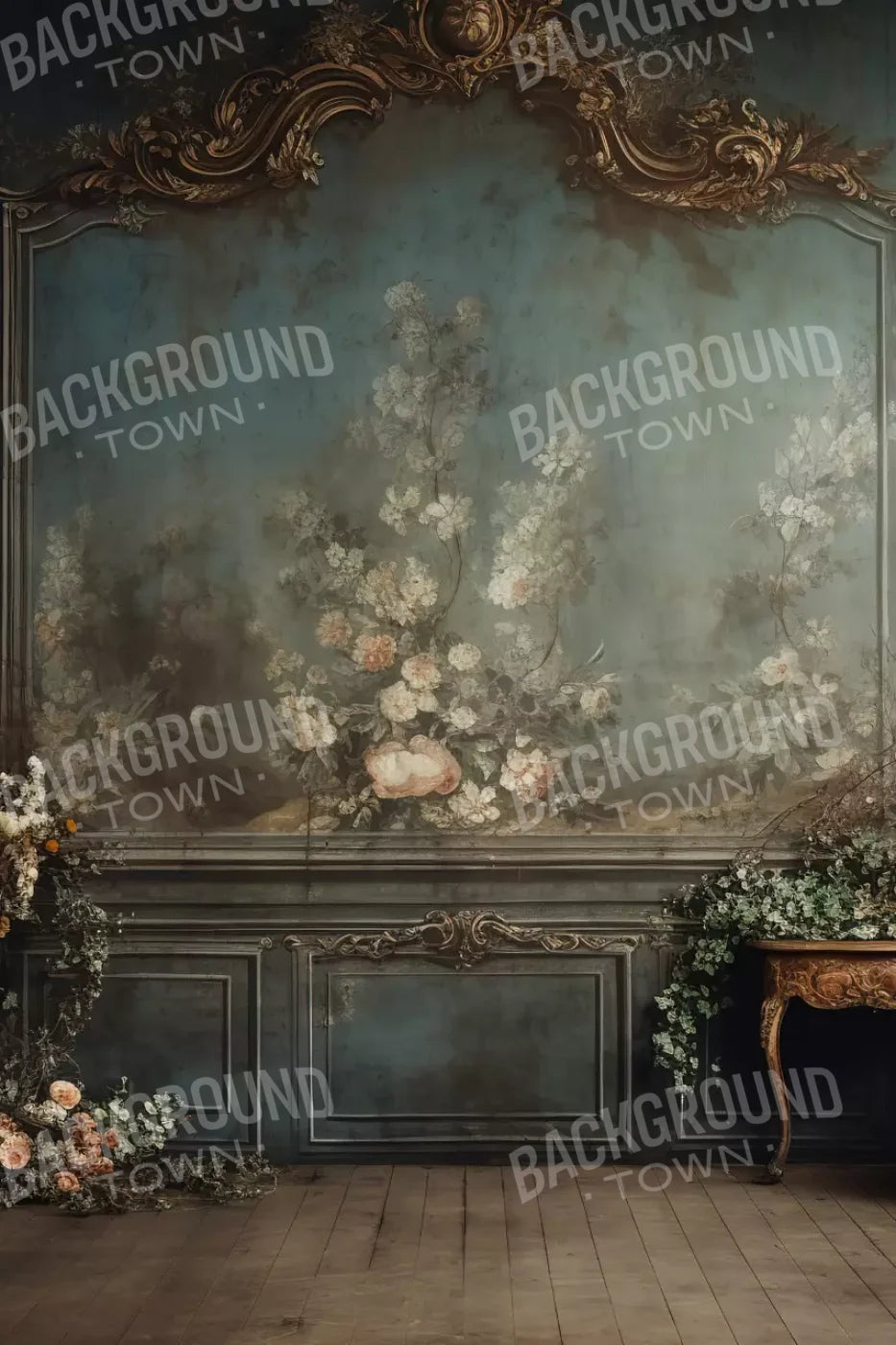 Old Masters Room Vi 8’X12’ Ultracloth (96 X 144 Inch) Backdrop