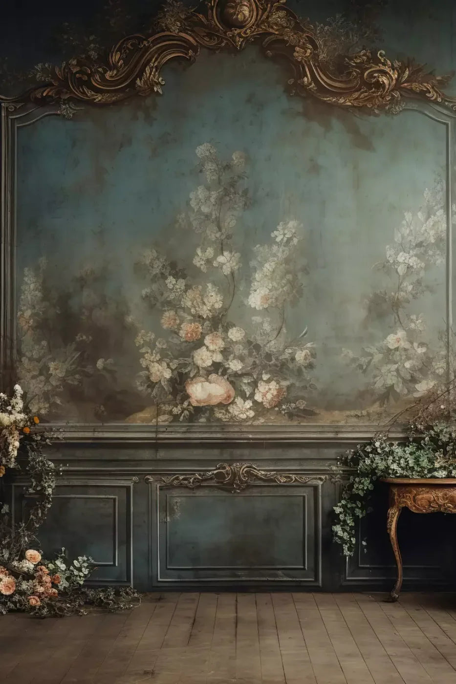 Old Masters Room Vi 8’X12’ Ultracloth (96 X 144 Inch) Backdrop