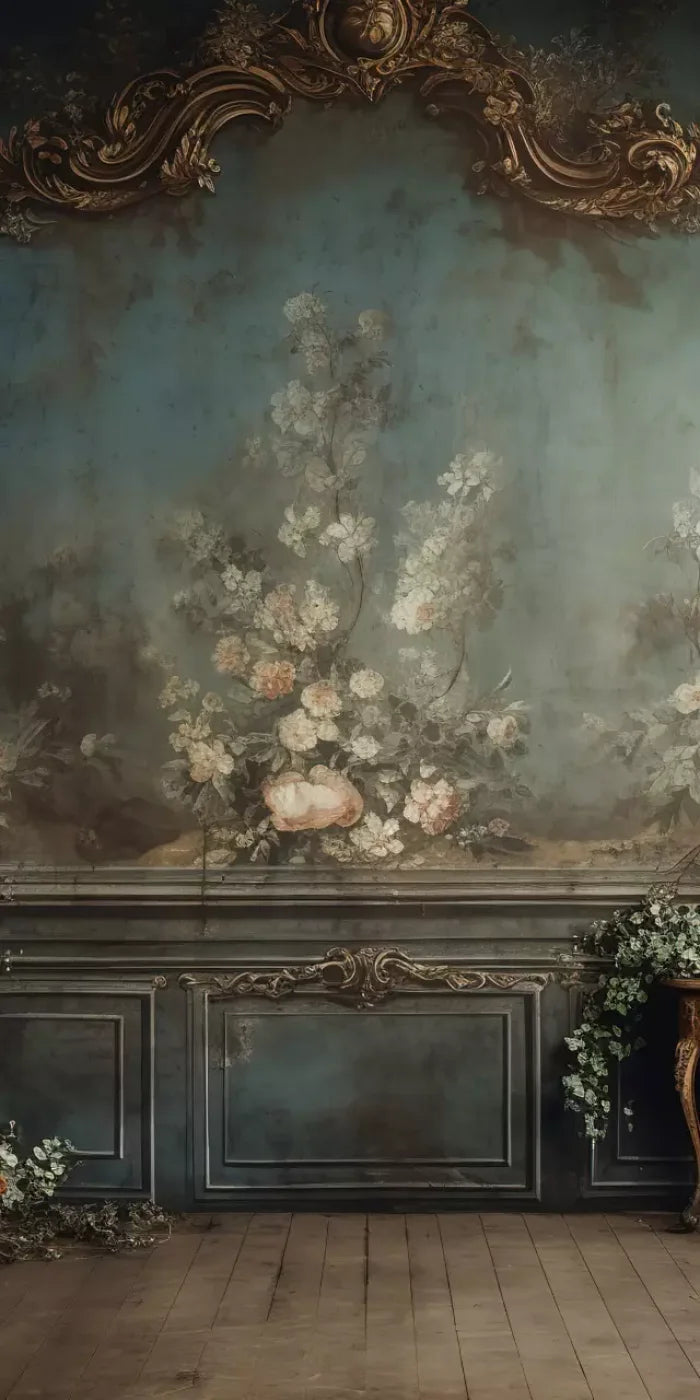 Old Masters Room Vi 8’X16’ Ultracloth (96 X 192 Inch) Backdrop