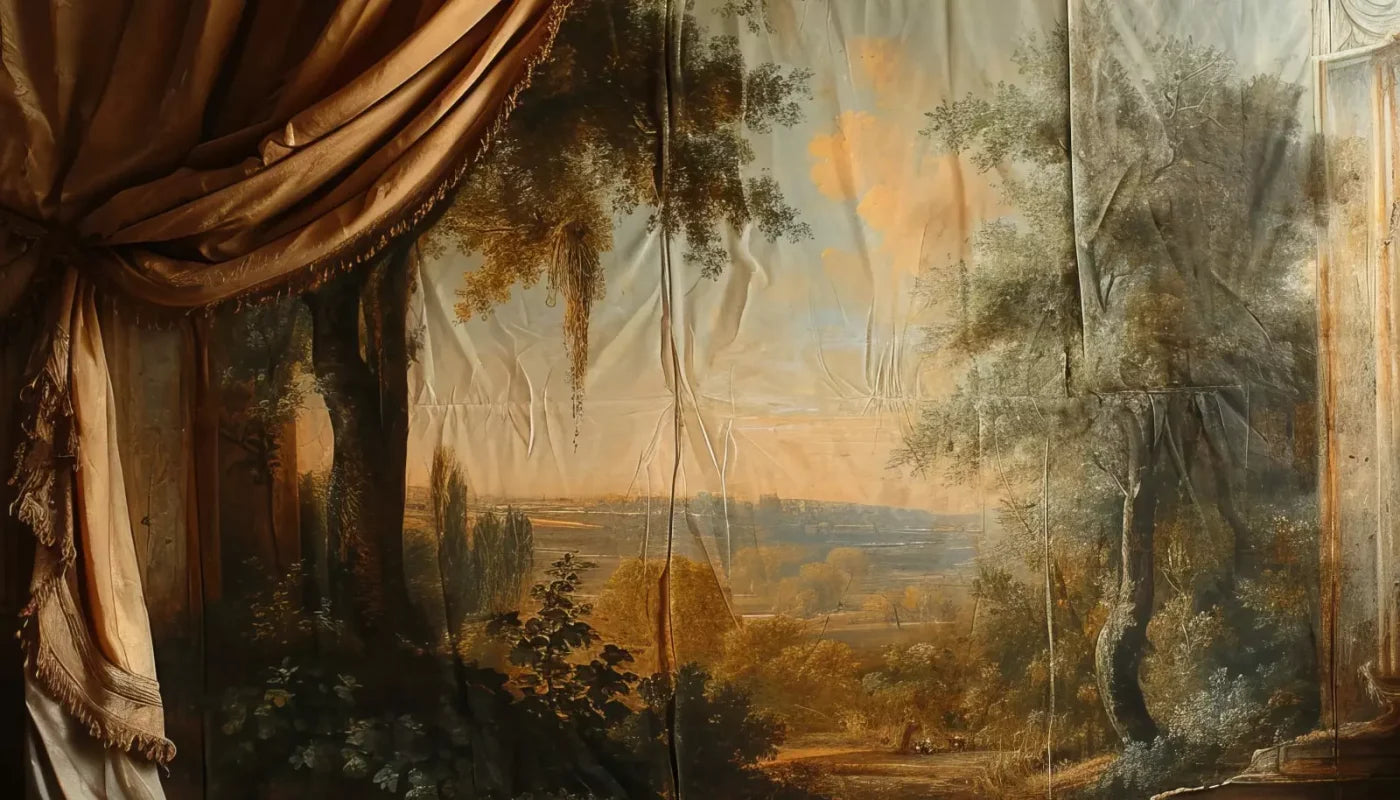 Old Painted Drape 14’x8’ UltraCloth (168 x 96 inch) Backdrop