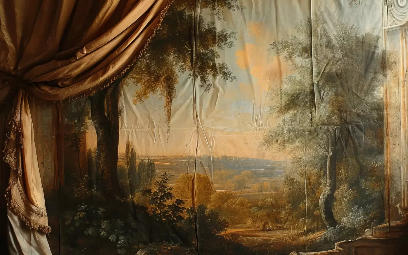 Old Painted Drape 16’x10’ UltraCloth (192 x 120 inch) Backdrop