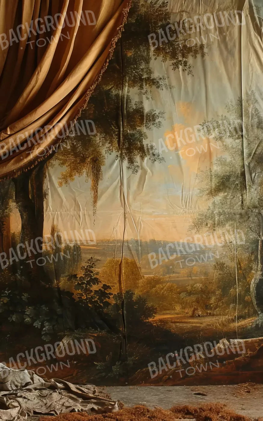 Old Painted Drape 5’x8’ UltraCloth (60 x 96 inch) Backdrop
