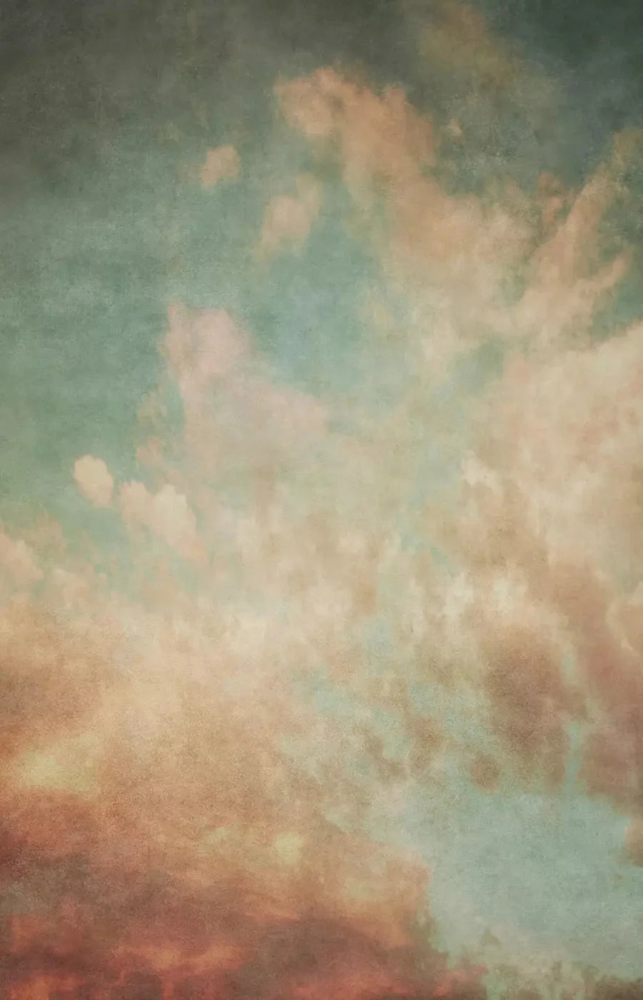 Old World Teal Sky 8X12 Ultracloth ( 96 X 144 Inch ) Backdrop