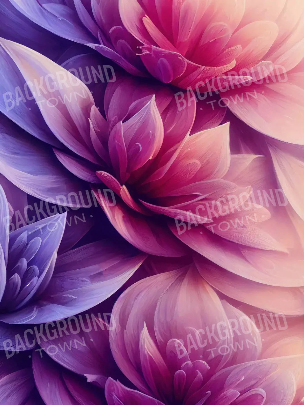 Hombe Petals 5X68 Fleece ( 60 X 80 Inch ) Backdrop