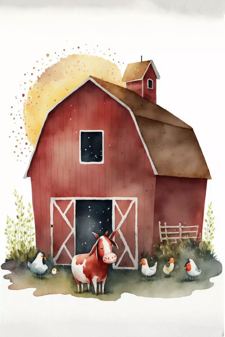 On The Farm Ll 5X8 Ultracloth ( 60 X 96 Inch ) Backdrop