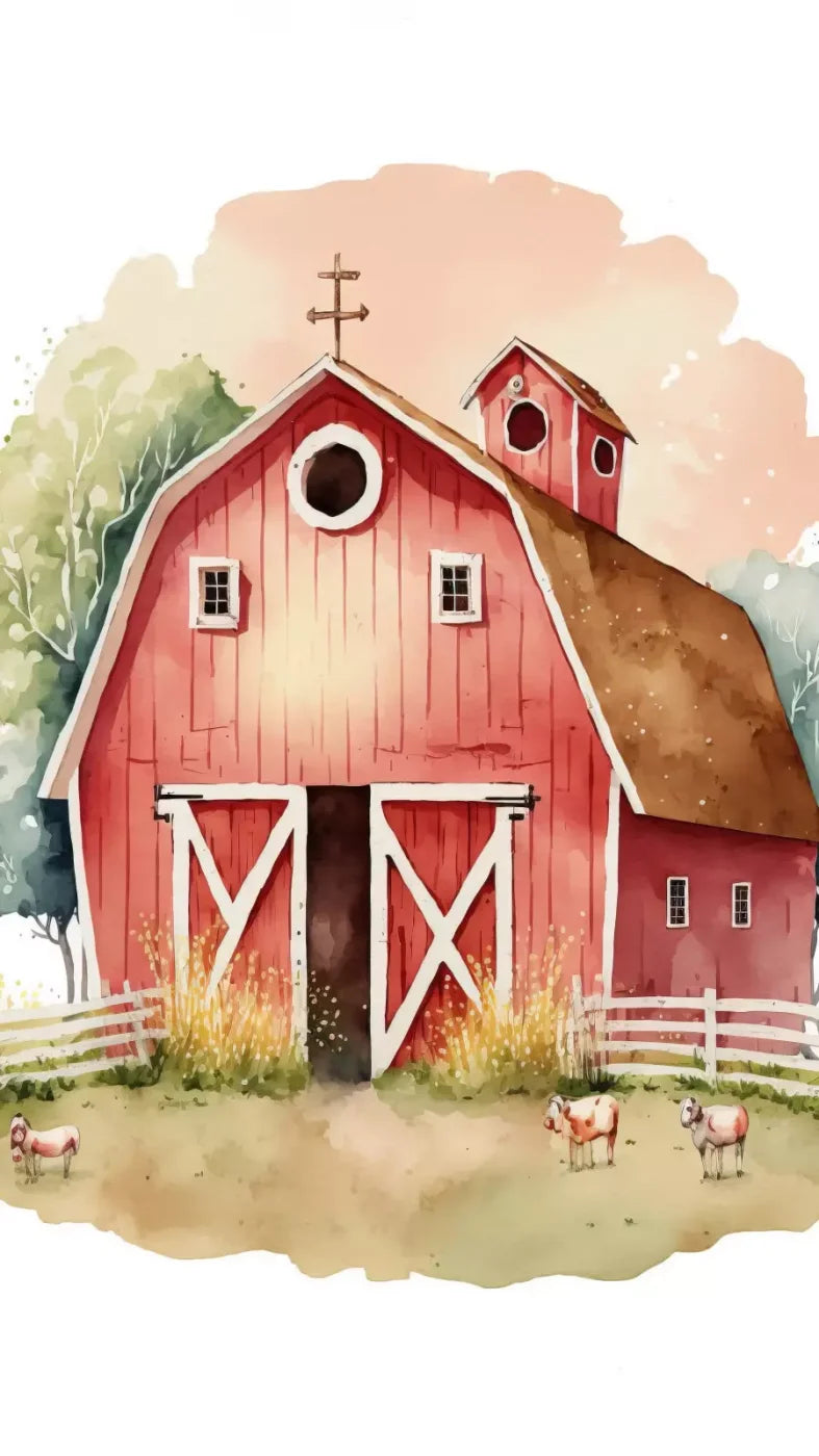 On The Farm Lll 8X14 Ultracloth ( 96 X 168 Inch ) Backdrop