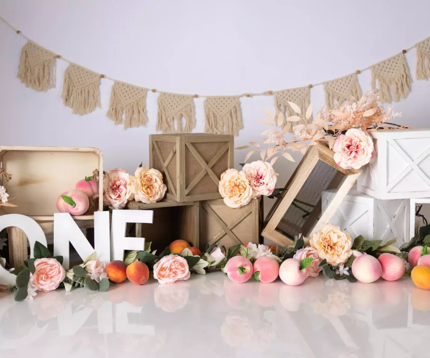 One Sweet Peach 12’X10’ Ultracloth (144 X 120 Inch) Backdrop