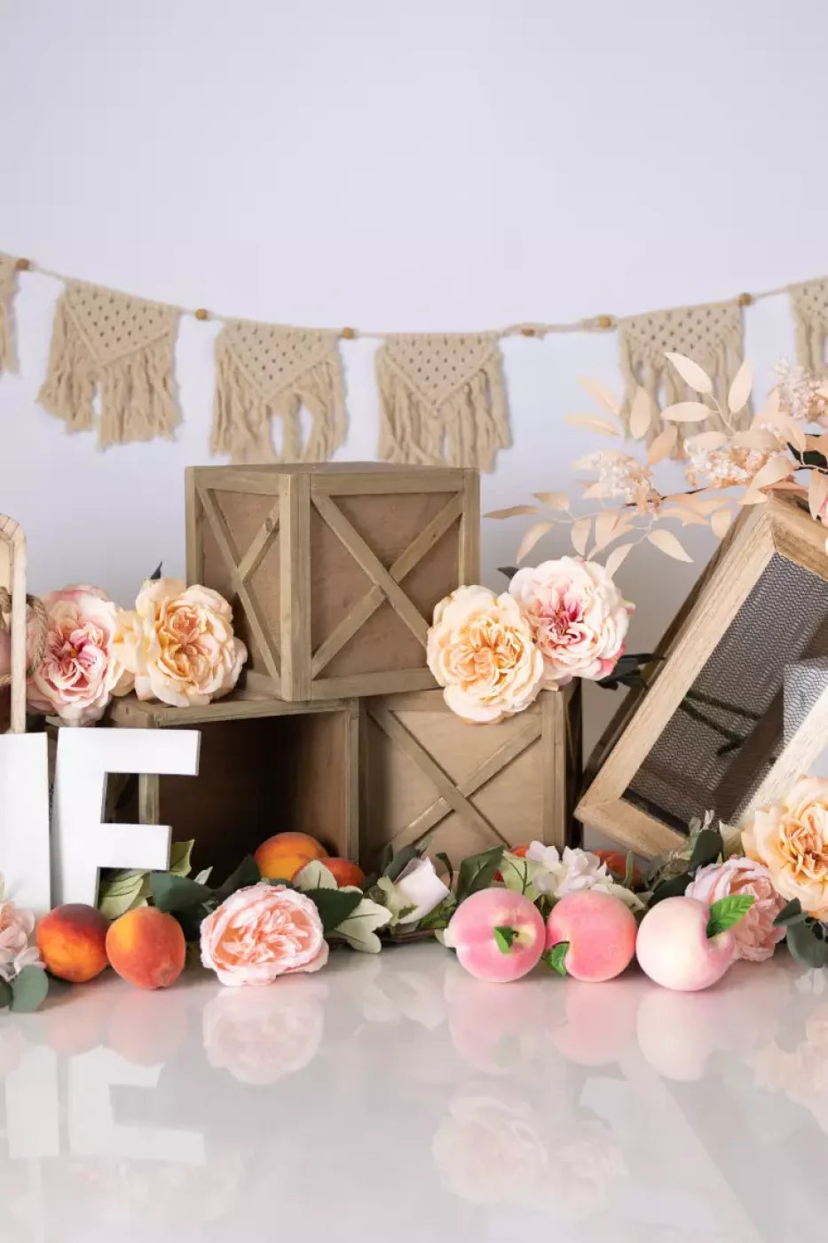 One Sweet Peach 8’X12’ Ultracloth (96 X 144 Inch) Backdrop