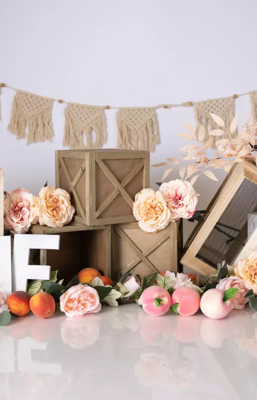 One Sweet Peach 9’X14’ Ultracloth (108 X 168 Inch) Backdrop